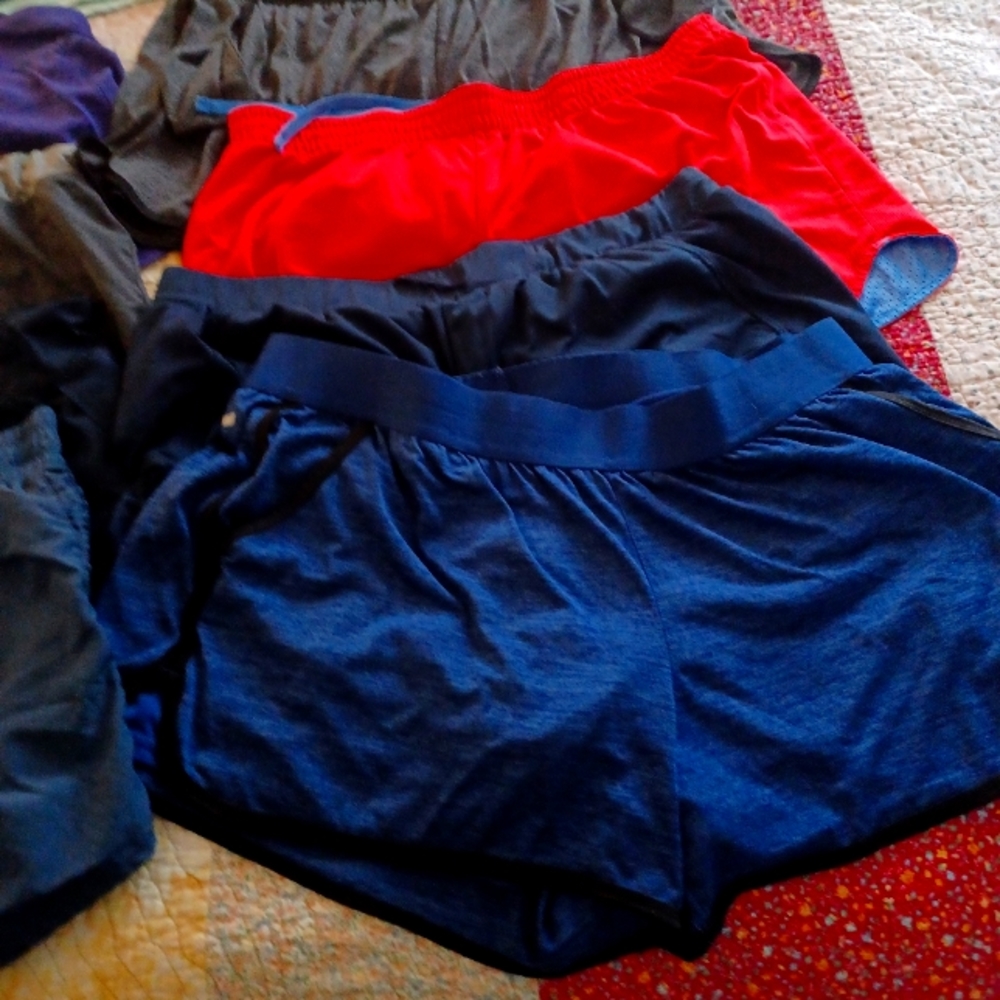 Plus size running shorts and biking shorts